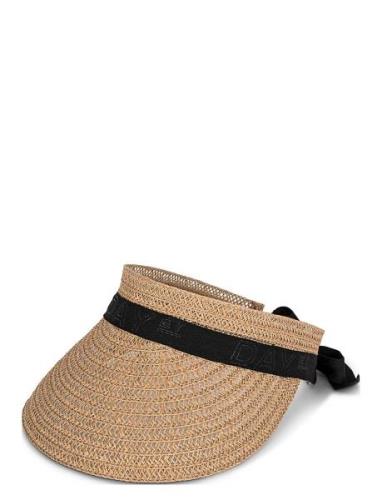 Day Straw Visor Accessories Headwear Caps Beige DAY ET