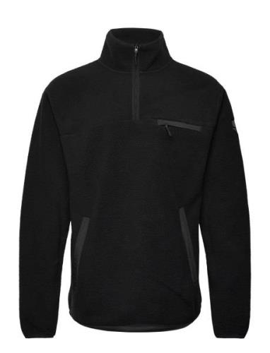 Yoke Halfzip Sport Sweat-shirts & Hoodies Fleeces & Midlayers Black Te...