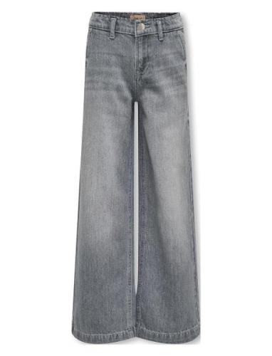 Kogcomet Wide Leg Dnm Mat624 Noos Bottoms Jeans Wide Jeans Grey Kids O...