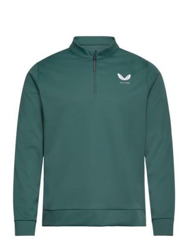 Classic 1/4 Zip Tops Sweat-shirts & Hoodies Fleeces & Midlayers Green ...