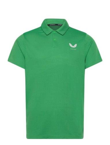 Pinnacle Engineered Knit Polo 2 Tops Knitwear Short Sleeve Knitted Pol...