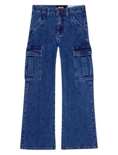 Addy Bottoms Jeans Regular Jeans Blue Molo