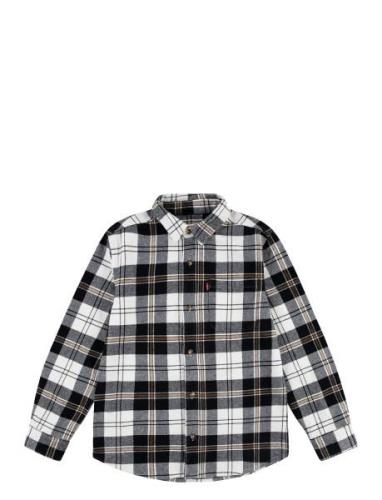 Levi's® Toddler Flannel Shirt Tops Shirts Long-sleeved Shirts Black Le...