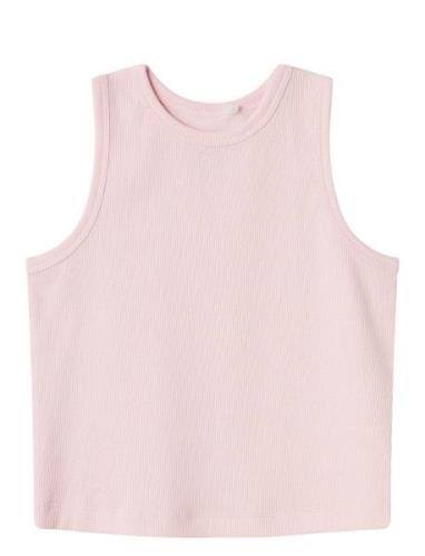 Nkfnakal Sl Short Top Noos Tops T-shirts Sleeveless Pink Name It