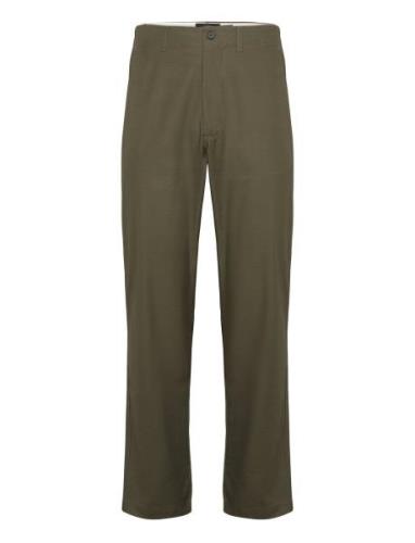 Petite Twill Jay Pants Bottoms Trousers Formal Green Mads Nørgaard