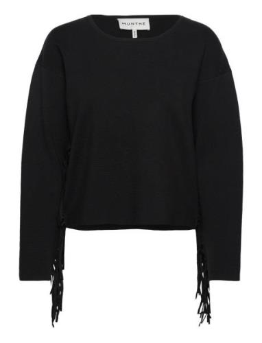 Tagillu Tops Knitwear Jumpers Black Munthe