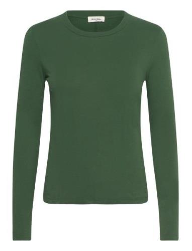 Gamipy Tops T-shirts & Tops Long-sleeved Green American Vintage