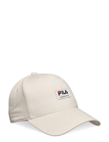 Brighton Coord Label Cap Accessories Headwear Caps Beige FILA