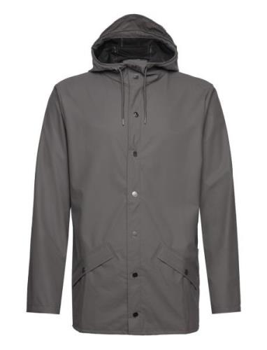 Jacket W3 Outerwear Rainwear Rain Coats Grey Rains