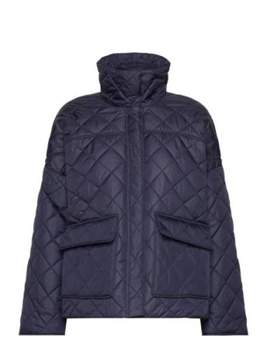 Quilted Jacket Vattert Jakke Navy GANT