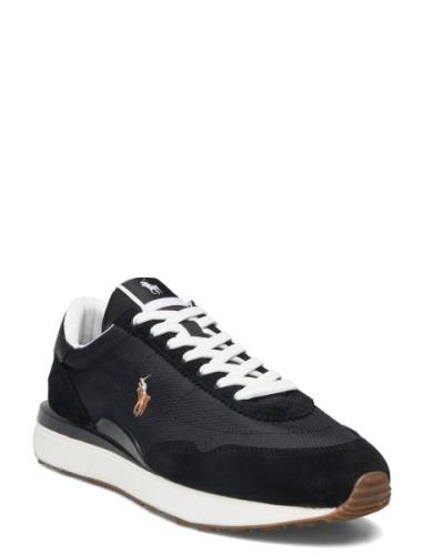 Train 89 Suede-Paneled Sneaker Lave Sneakers Black Polo Ralph Lauren