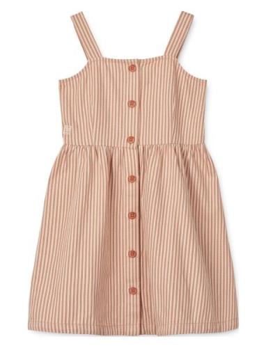 Zia Stripe Dress Dresses & Skirts Dresses Casual Dresses Short-sleeved...