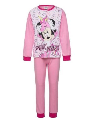 Pyjama Pyjamas Sett Pink Minnie Mouse