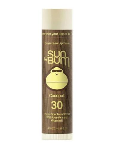 Sun Bum Original Spf 30 Sunscreen Lip Balm Coconut Solkrem Ansikt Nude...