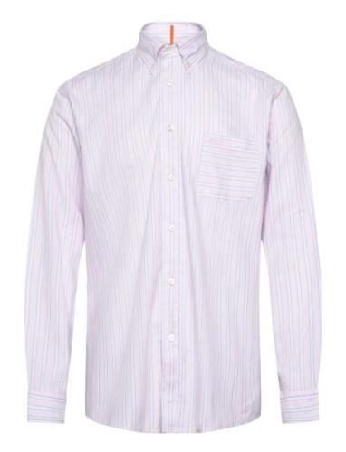 Lambey_1 Tops Shirts Casual Pink BOSS