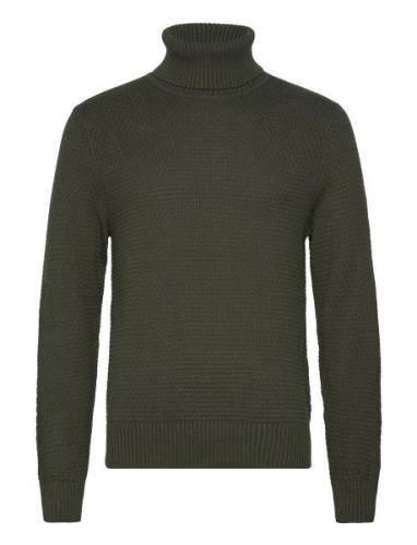 Olivero Turtleneck Sweater Tops Knitwear Turtlenecks Green J. Lindeber...