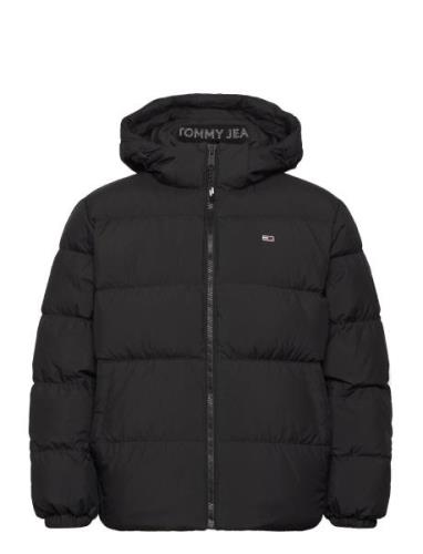 Tjm Essential Down Jacket Ext Fôret Jakke Black Tommy Jeans