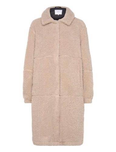 Alina Coat Outerwear Coats Winter Coats Beige Makia