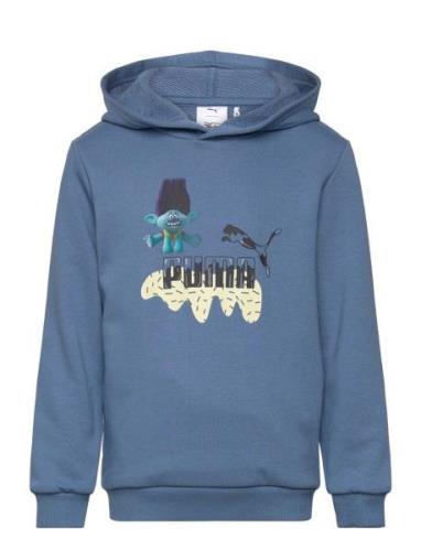 Puma X Trolls Hoodie Tr Tops Sweat-shirts & Hoodies Hoodies Blue PUMA