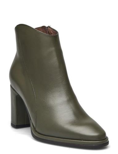 Oliva Shoes Boots Ankle Boots Ankle Boots With Heel Green Wonders