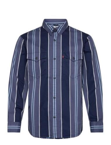 Relaxed Fit Western Carson Str Tops Shirts Casual Blue LEVI´S Men