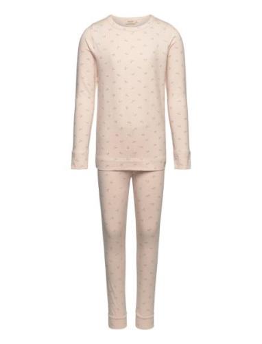 Sleepwear Pyjamas Sett Beige MarMar Copenhagen