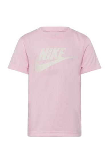 Nike Sustainable Futura Tee Tops T-shirts Short-sleeved Pink Nike