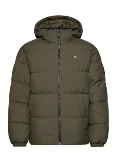 Tjm Essential Down Jacket Ext Fôret Jakke Green Tommy Jeans