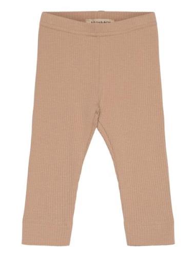 Leg Bottoms Leggings Beige MarMar Copenhagen