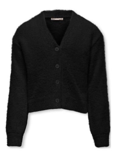 Kogpiumo L/S Button Up Cardigan Knt Noos Tops Knitwear Cardigans Black...