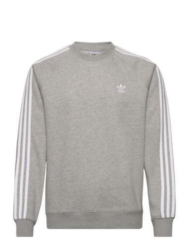 3-Stripes Crew Sport Sweat-shirts & Hoodies Sweat-shirts Grey Adidas O...