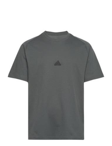 M Z.n.e. Tee Tops T-shirts Short-sleeved Grey Adidas Sportswear