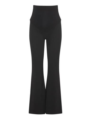 Oono Flared Pants Bottoms Leggings Black Boob