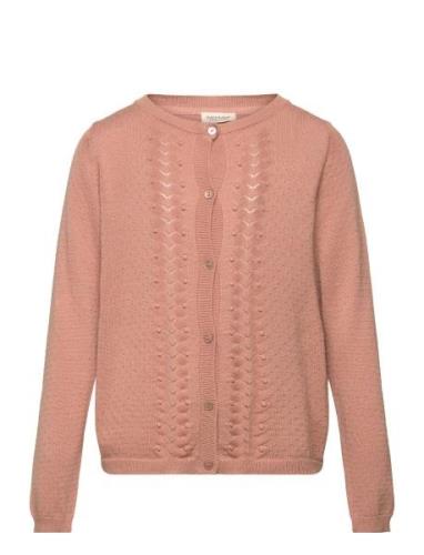 Tilda Tops Knitwear Cardigans Pink MarMar Copenhagen