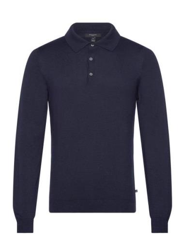 Maklint Oc Tops Knitwear Half Zip Jumpers Navy Matinique