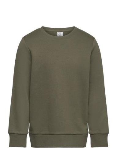 Sweatshirt Basic Tops Sweat-shirts & Hoodies Sweat-shirts Green Lindex