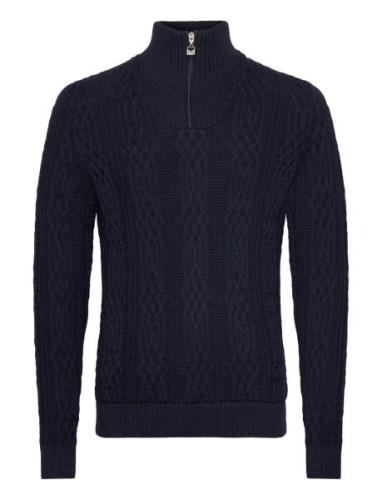 Hoven Masc Sweater Tops Knitwear Half Zip Jumpers Navy Dale Of Norway