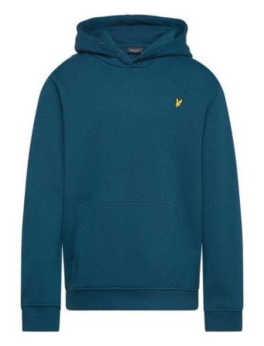 Pullover Hoodie Tops Sweat-shirts & Hoodies Hoodies Blue Lyle & Scott