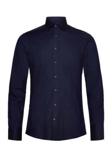 Bs Dario Slim Fit Shirt Tops Shirts Business Navy Bruun & Stengade