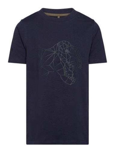 Tnlamaro S_S Tee Tops T-shirts Short-sleeved Navy The New