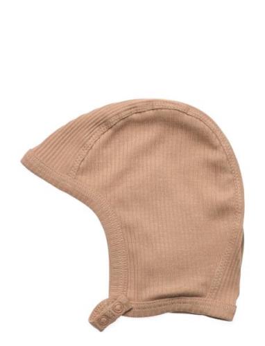 Hoody Accessories Headwear Hats Baby Hats Beige MarMar Copenhagen