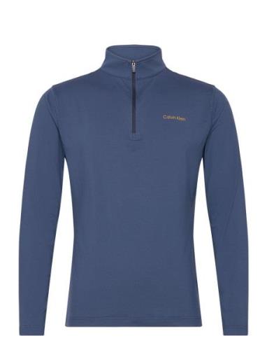 Newport Half Zip Sport Sweat-shirts & Hoodies Fleeces & Midlayers Blue...