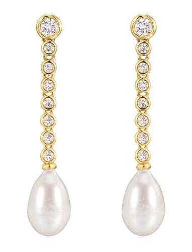 Pearl Drop Studs- Gold Accessories Jewellery Earrings Studs Gold LUV A...