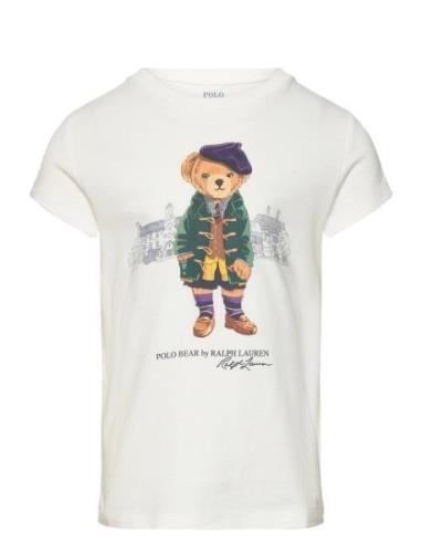 Polo Bear Cotton Jersey Tee Tops T-shirts Short-sleeved White Ralph La...