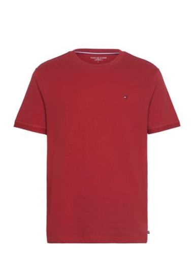 Ss Tee Tops T-shirts Short-sleeved Red Tommy Hilfiger