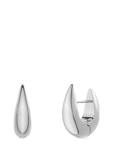 Crest Hoops S Accessories Jewellery Earrings Hoops Silver Edblad