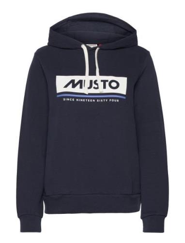 W Musto Hoodie 2.0 Tops Sweat-shirts & Hoodies Hoodies Blue Musto