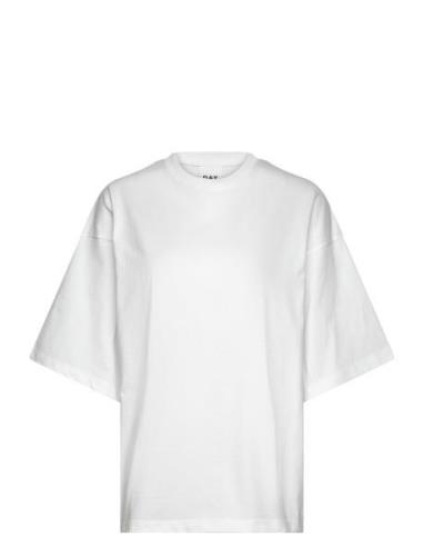 Drew - Heavy Jersey Rd Tops T-shirts & Tops Short-sleeved White Day Bi...