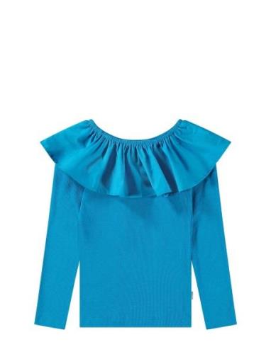 Renate Tops T-shirts Long-sleeved T-shirts Blue Molo