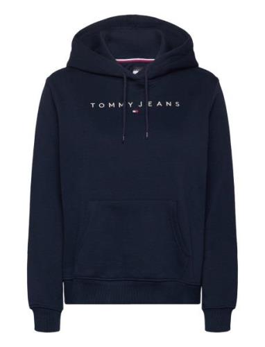 Tjw Reg Linear Hoodie Tops Sweat-shirts & Hoodies Hoodies Navy Tommy J...